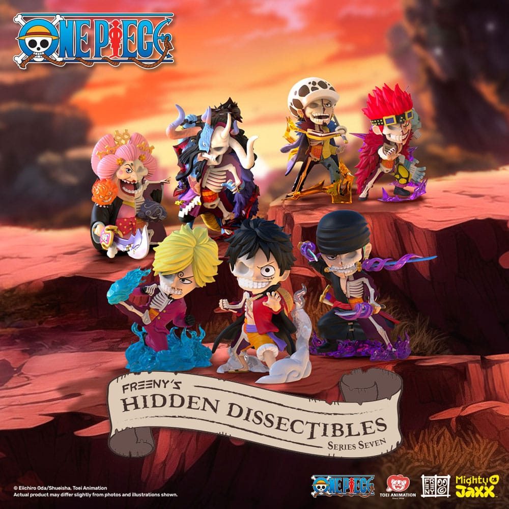 One Piece: Freeny's Hidden Dissectibles Wano 4 inch Vinyl Figure Blind Box Display (6) Frikytopia