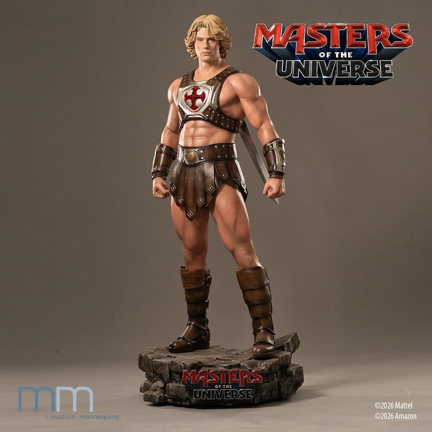 Masters of the Universe Figura tamaño real He-Man 207 cm Frikytopia