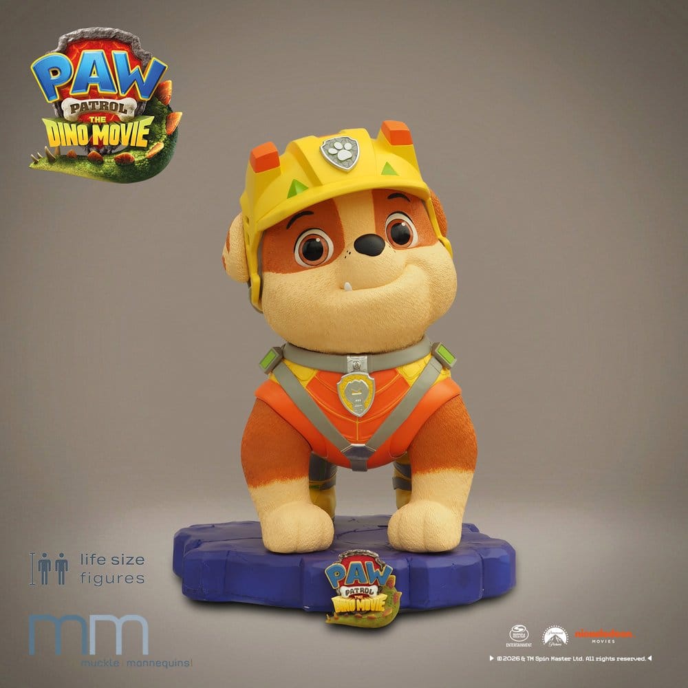 PAW Patrol Estatua tamaño real Rubble (sin base) 167 cm Frikytopia