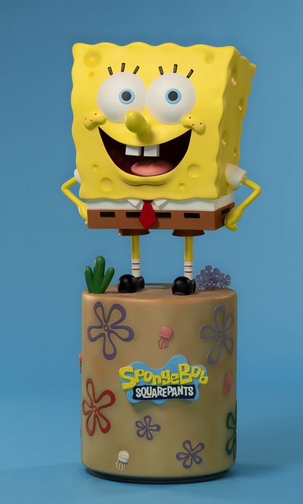 Bob Esponja Estatua tamaño real Bob Esponja 120 cm Frikytopia
