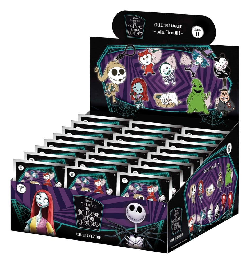 Pesadilla antes de Navidad 3D Colgantes de PVC Serie 11 Blind Bag Display (24)