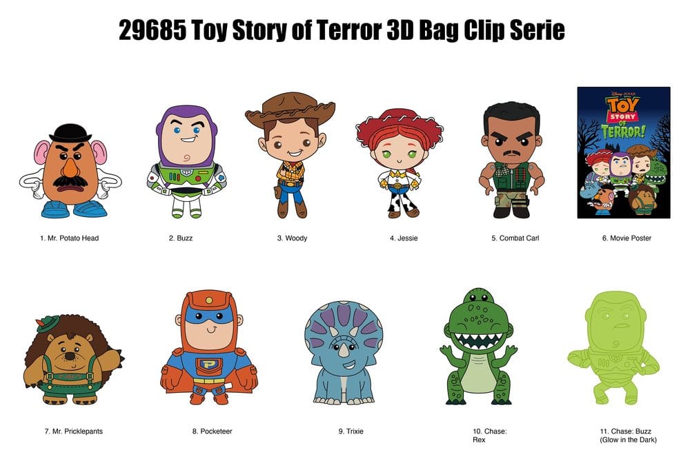 Toy Story 3D Colgantes de PVC Serie 79 Expositor (24)