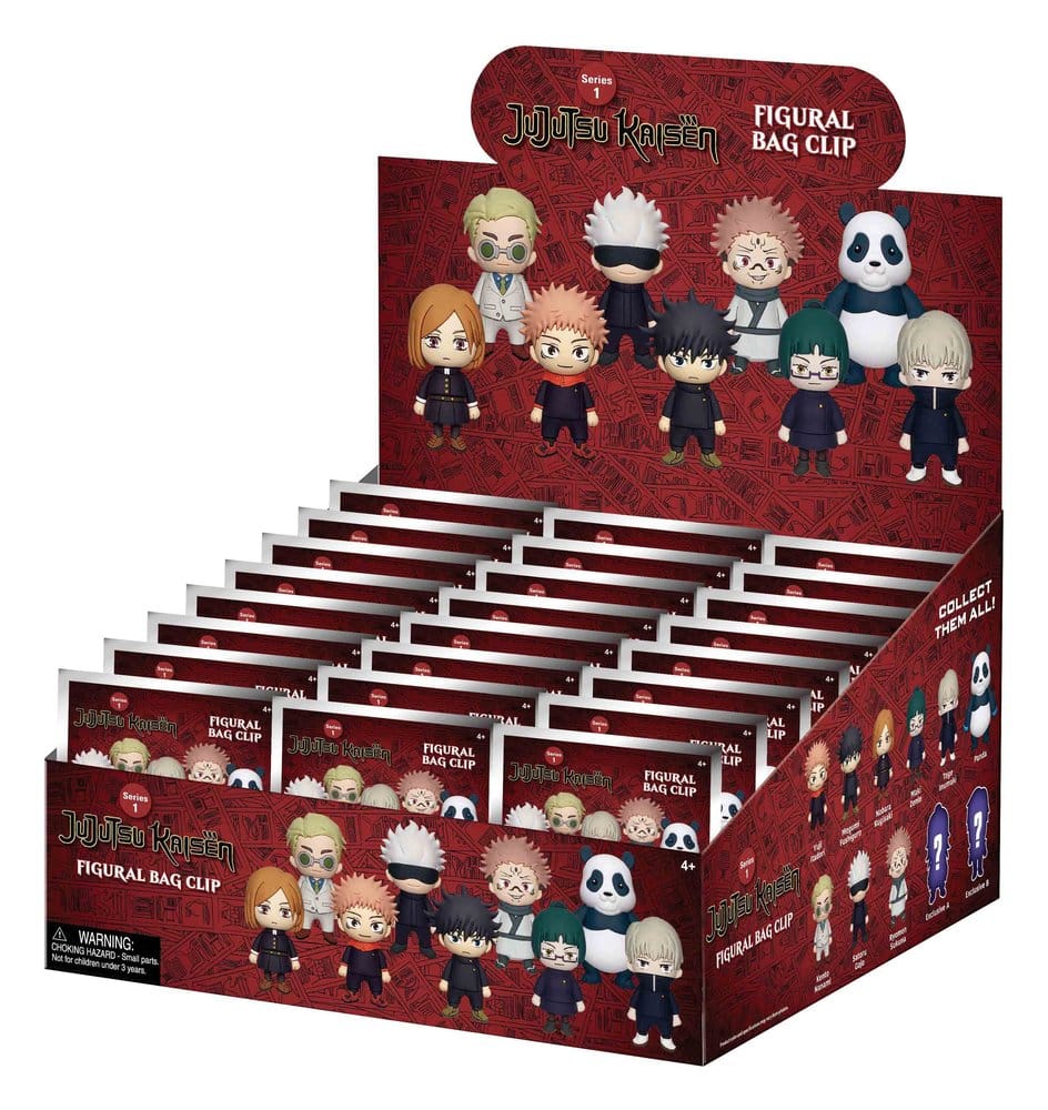 Jujutsu Kaisen 3D Colgantes PVC Serie 1 Expositor (24) Frikytopia