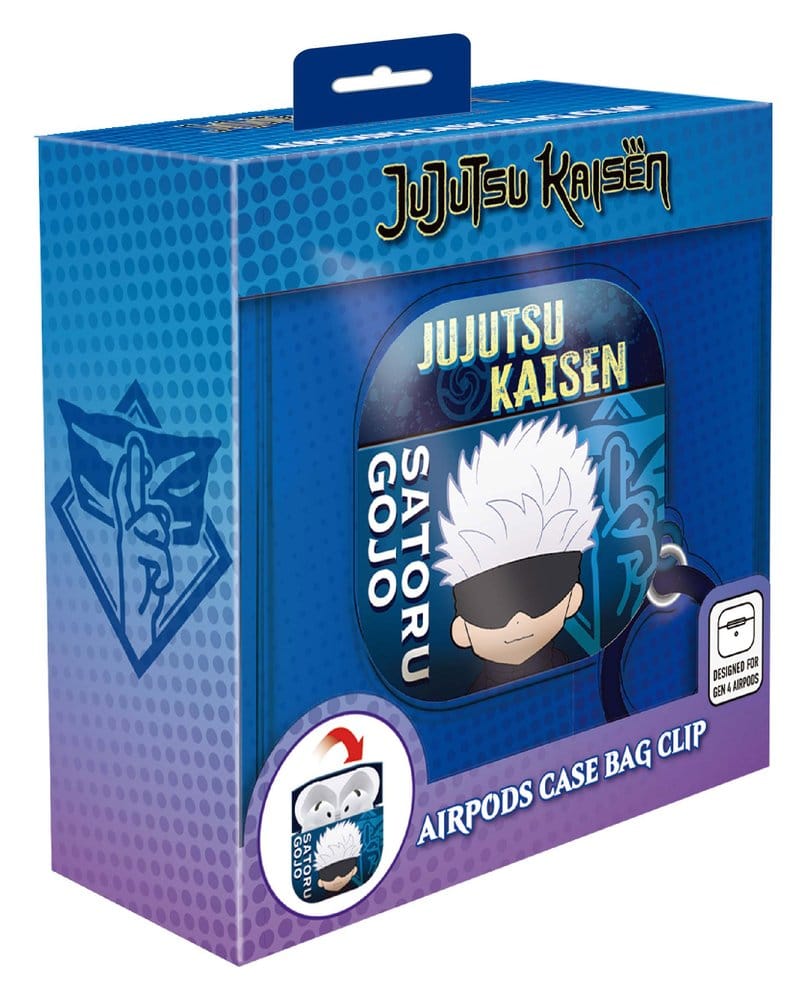 Jujutsu Kaisen Colgante para estuche de Airpods de espuma 3D Gojo Expositor (12)