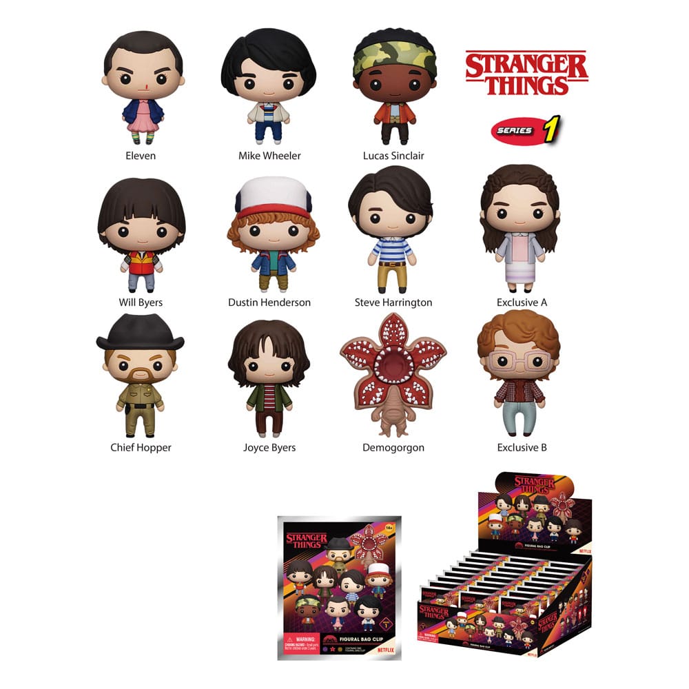 Stranger Things Colgantes PVC Series 1 Expositor (24)