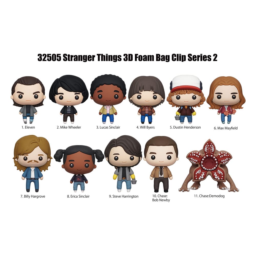 Stranger Things Colgantes PVC 3D Series 2 Expositor (24) Frikytopia