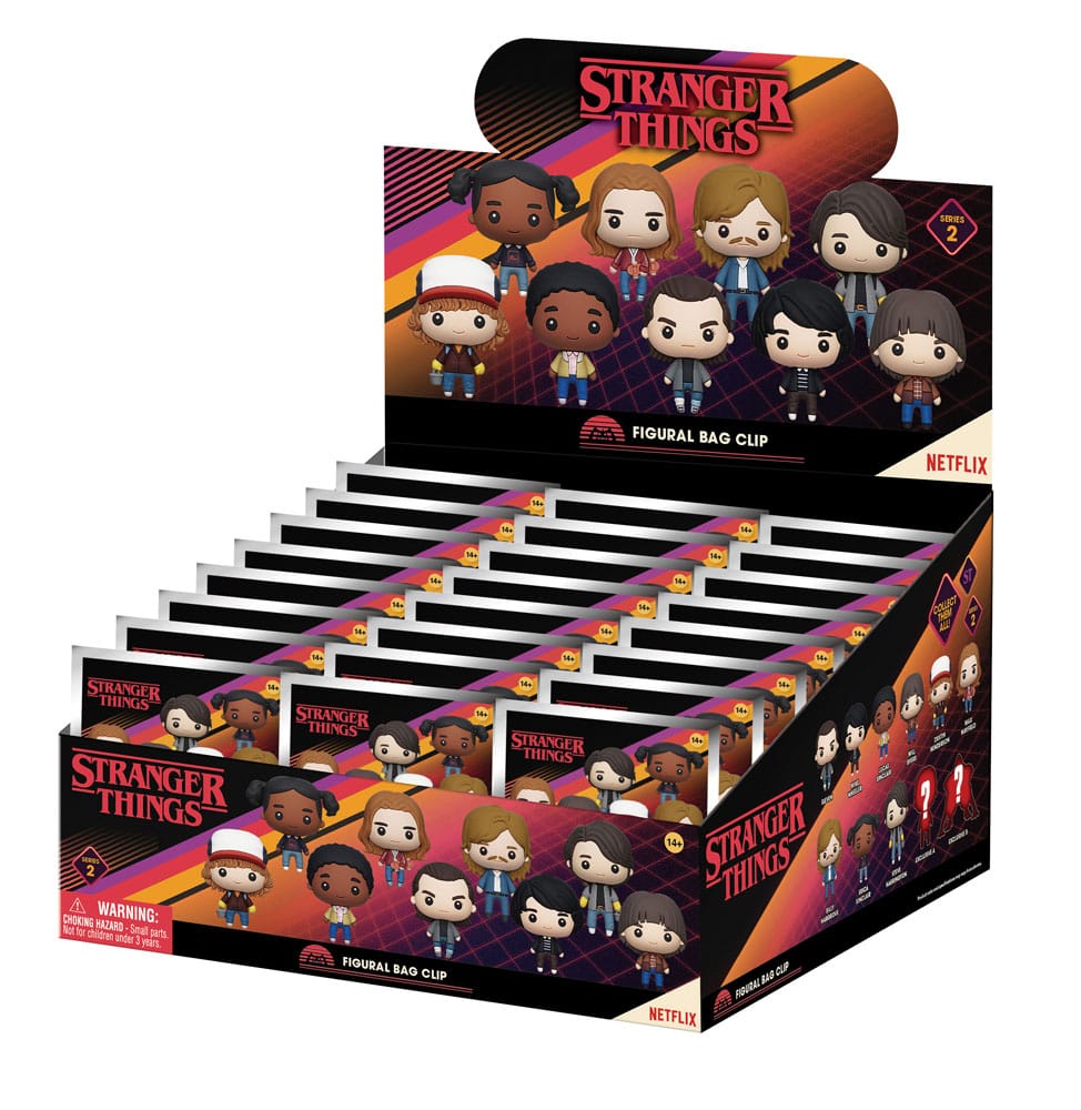 Stranger Things Colgantes PVC 3D Series 2 Expositor (24)