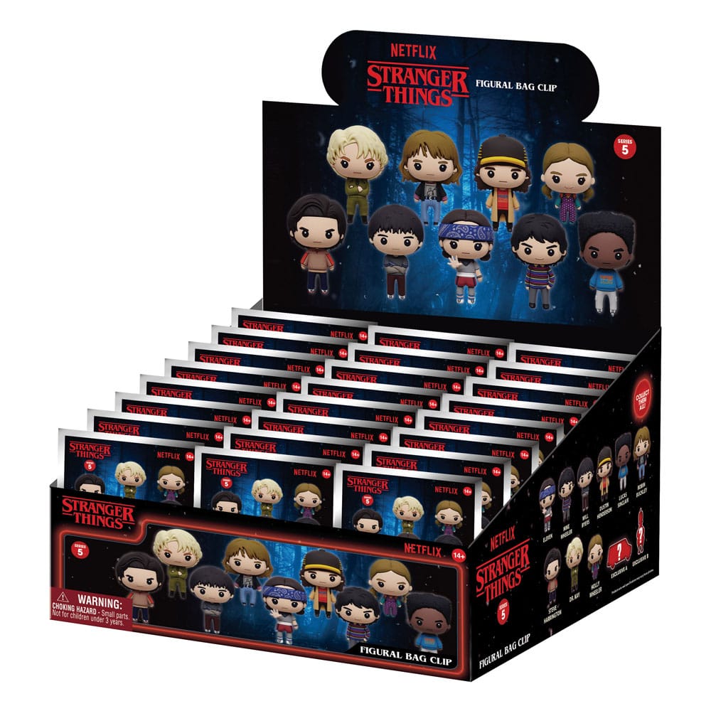 Stranger Things 3D Colgantes Peluche Expositor Serie 5 (24)