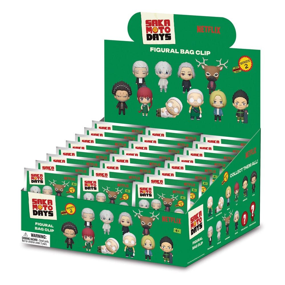 Sakamoto Days 3D Colgantes Peluche Expositor Serie 2 (24)