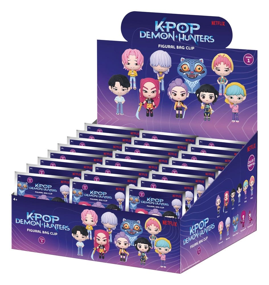 K-Pop Demon Hunter 3D Colgantes PVCSeries 1 Expositor (24) Frikytopia