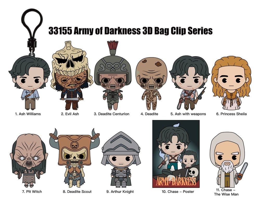 Army of Darkness 3D Colgantes de PVC Serie 1 Blind Bag Display (24)
