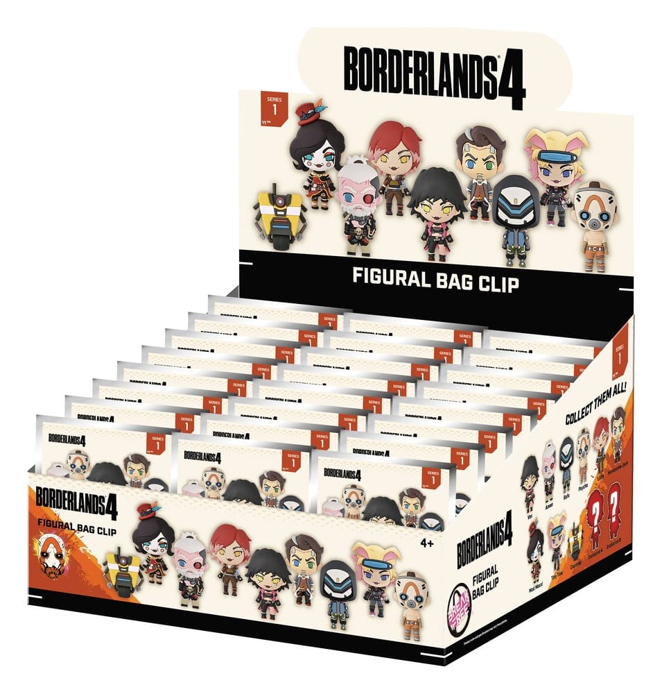 Borderlands 3D Colgantes de PVC Serie 1 Blind Bag Display (24)
