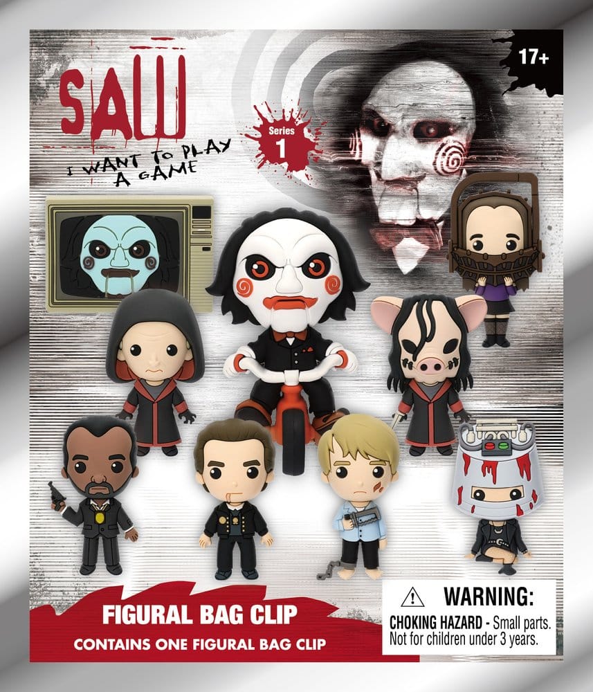 Saw 3D Colgantes de PVC Serie 1 Blind Bag Expositor (24)