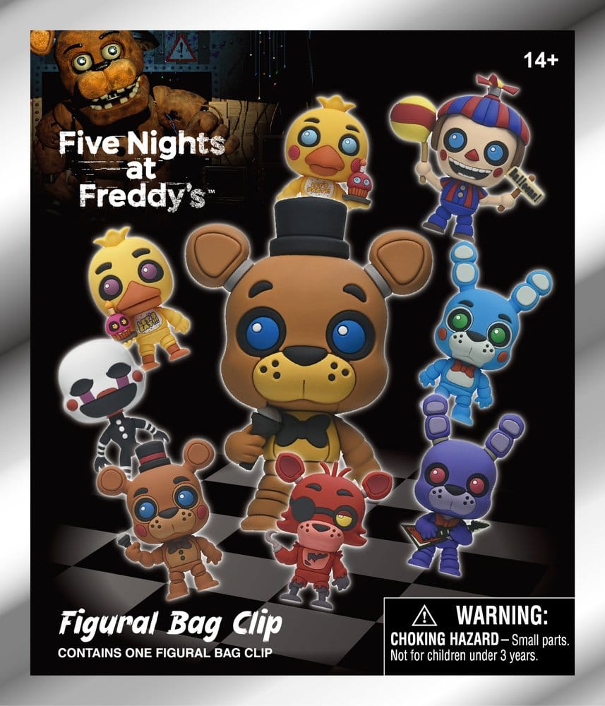 Five Nights at Freddy's 3D Colgantes de PVC Serie 1 Expositor (24)