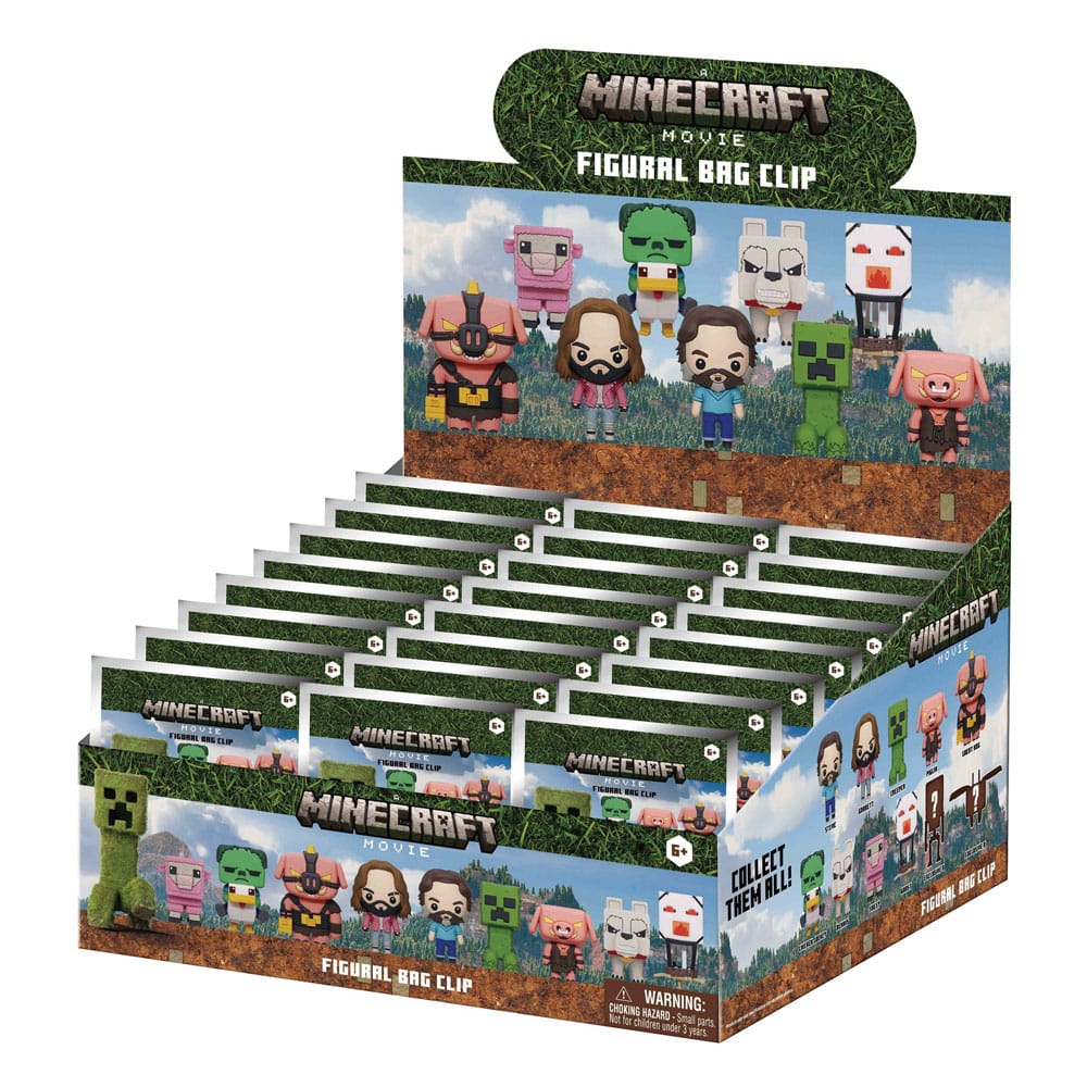 Minecraft Colgantes PVC 3D Expositor Series 1 Display (24) Frikytopia
