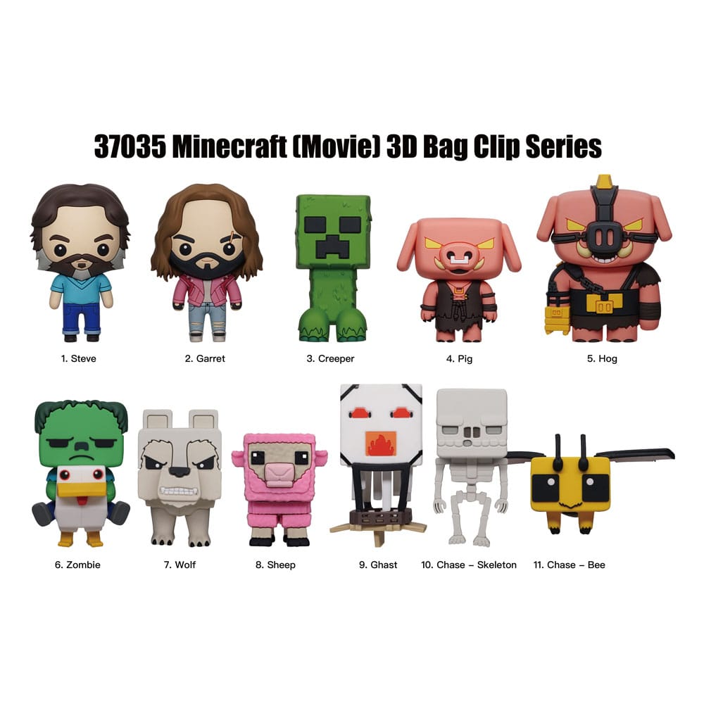 Minecraft Colgantes PVC 3D Expositor Series 1 Display (24)
