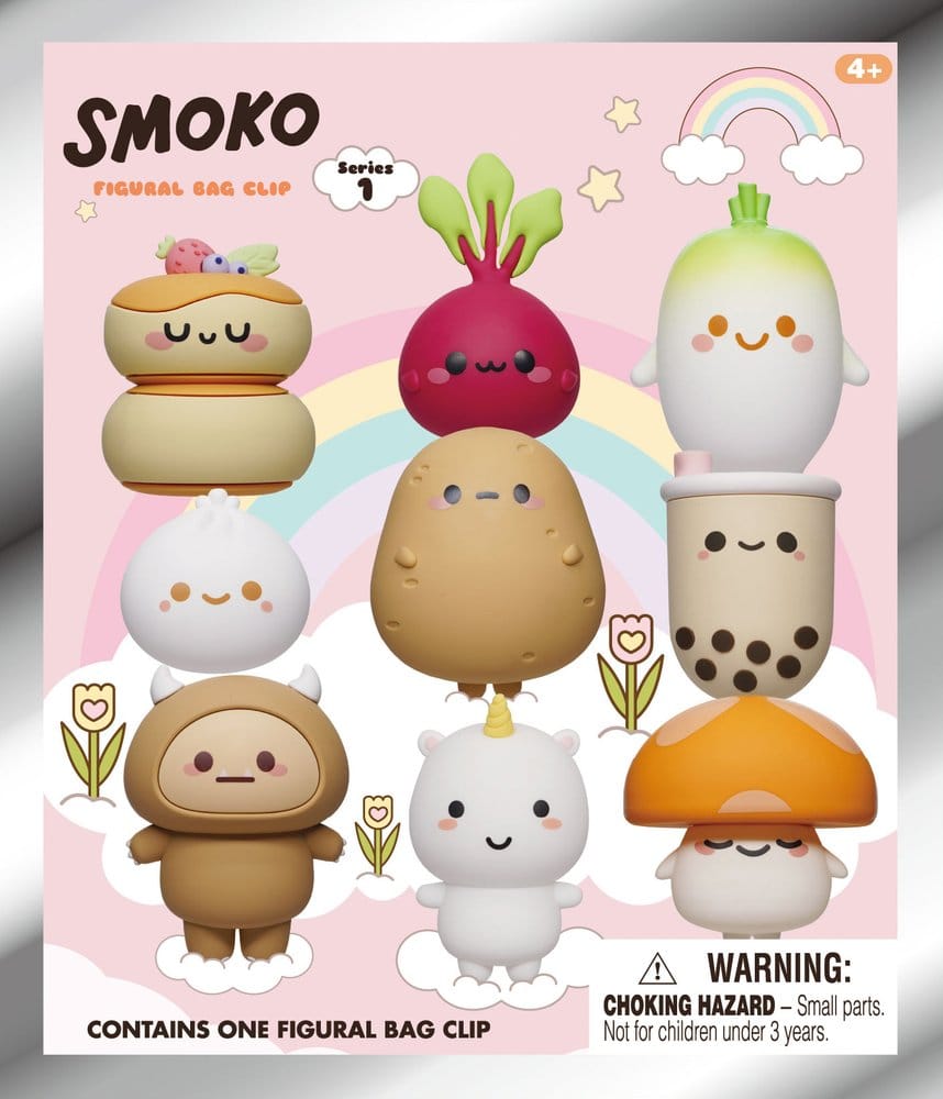 Smoko 3D Colgantes Peluche Serie 1 Expositor (24)