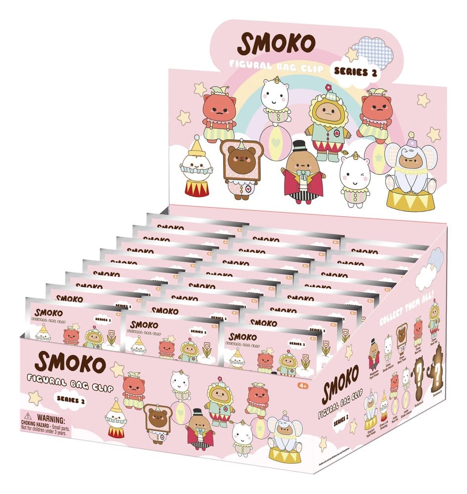 Smoko 3D Colgantes de PVC Serie 2 Expositor (24) Frikytopia