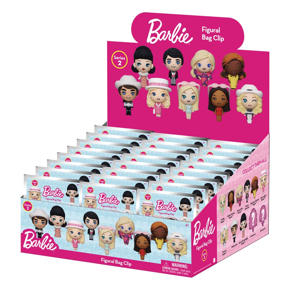 Barbie 3D Colgantes Peluche Expositor Serie 2 (24)
