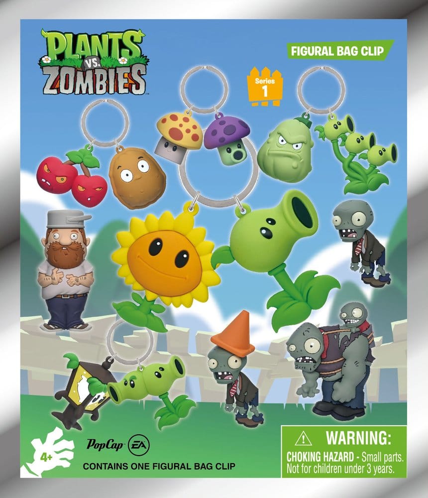 Plants vs. Zombies 3D Colgantes Peluche Serie 1 Expositor (24)