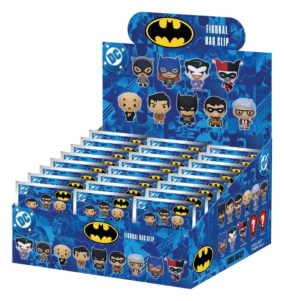 Batman: la serie animada 3D Colgantes Peluche Series 1 Expositor (24) Frikytopia