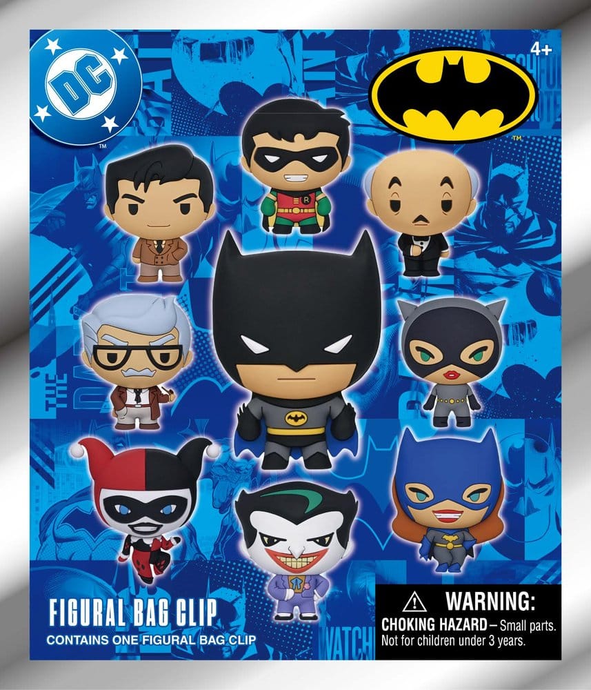 Batman: la serie animada 3D Colgantes Peluche Series 1 Expositor (24)