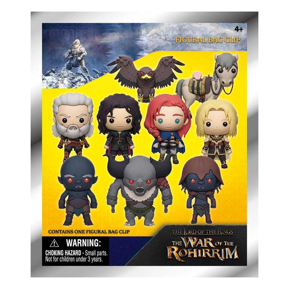 El Señor de los Anillos: la Guerra de los Rohirrim Colgantes PVC 3D Expositor (24)