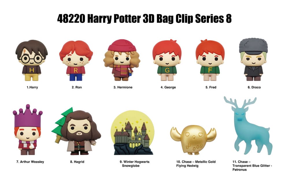 Harry Potter Colgantes PVC 3D Series 8 Expositor (24)