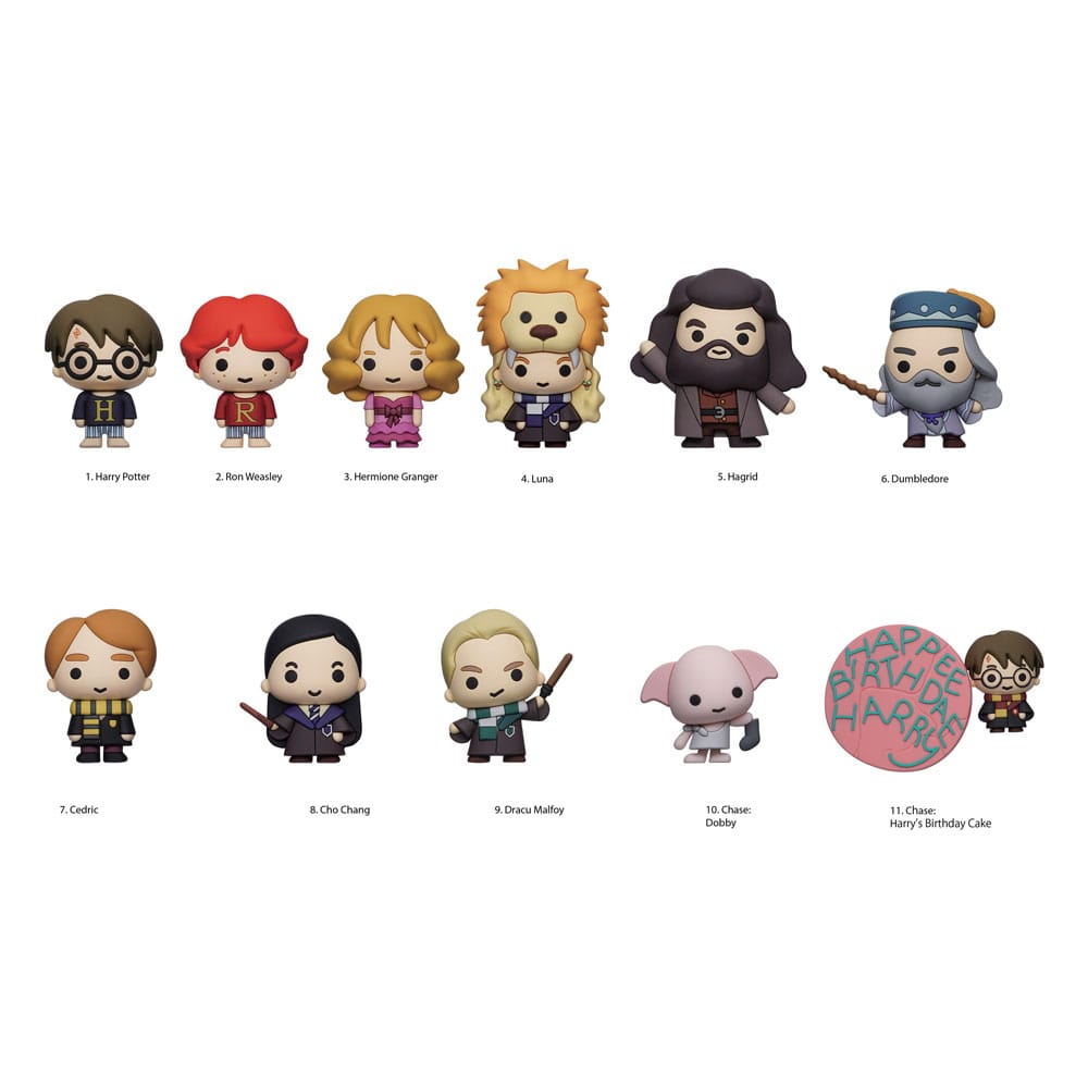 Harry Potter Colgantes PVC 3D Series 12 Expositor (24) Frikytopia