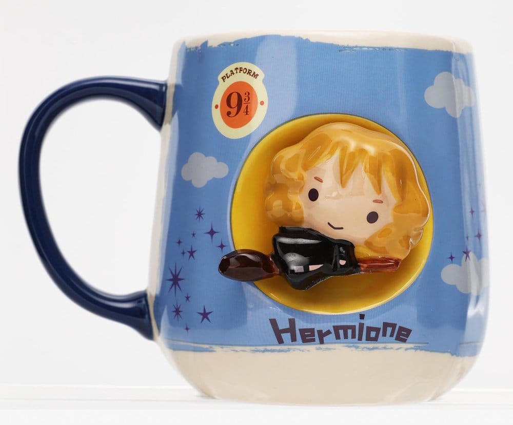 Harry Potter Taza Hermione 2D Relief Figural Frikytopia