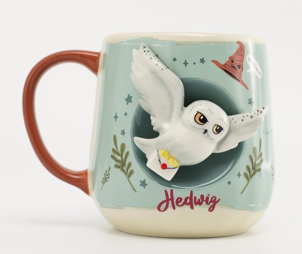 Harry Potter Taza Hedwig 2D Relief Figural Frikytopia