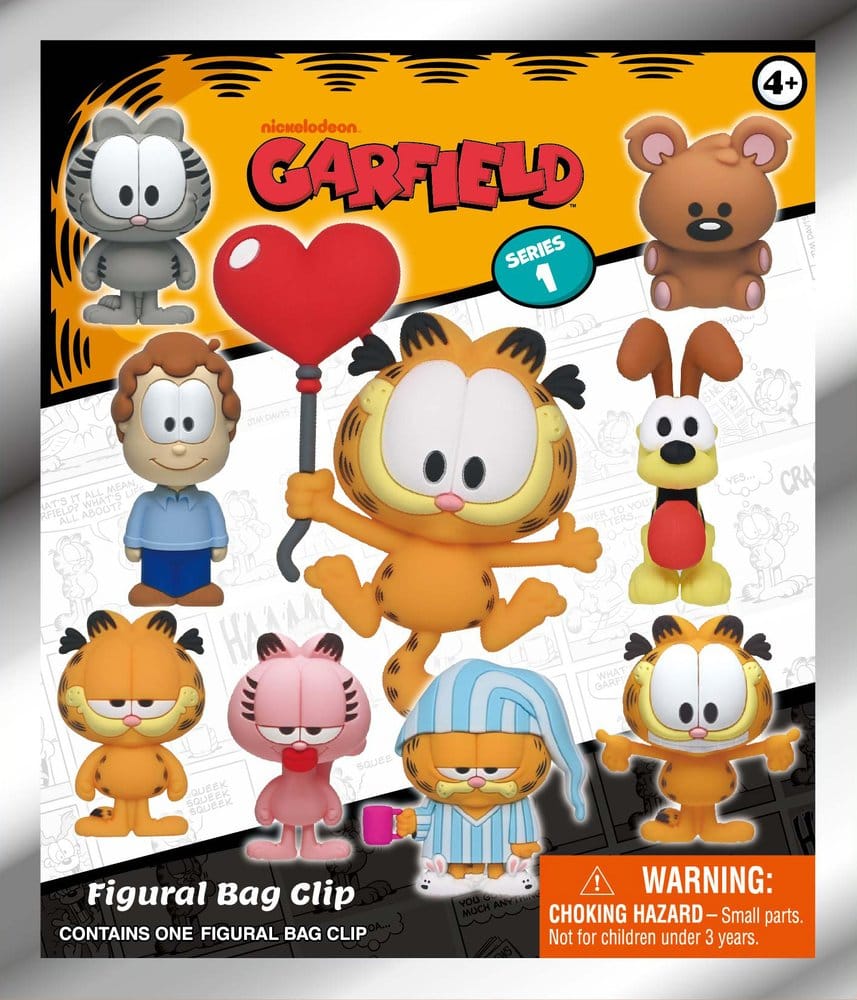 Garfield 3D Colgantes Peluche Serie 1 Expositor (24)