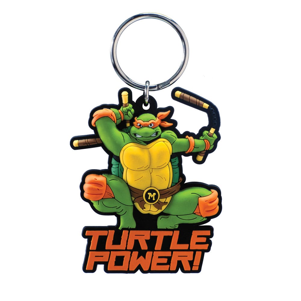 Las Tortugas Ninja Colgante tacto suave PVC Michelangelo Frikytopia