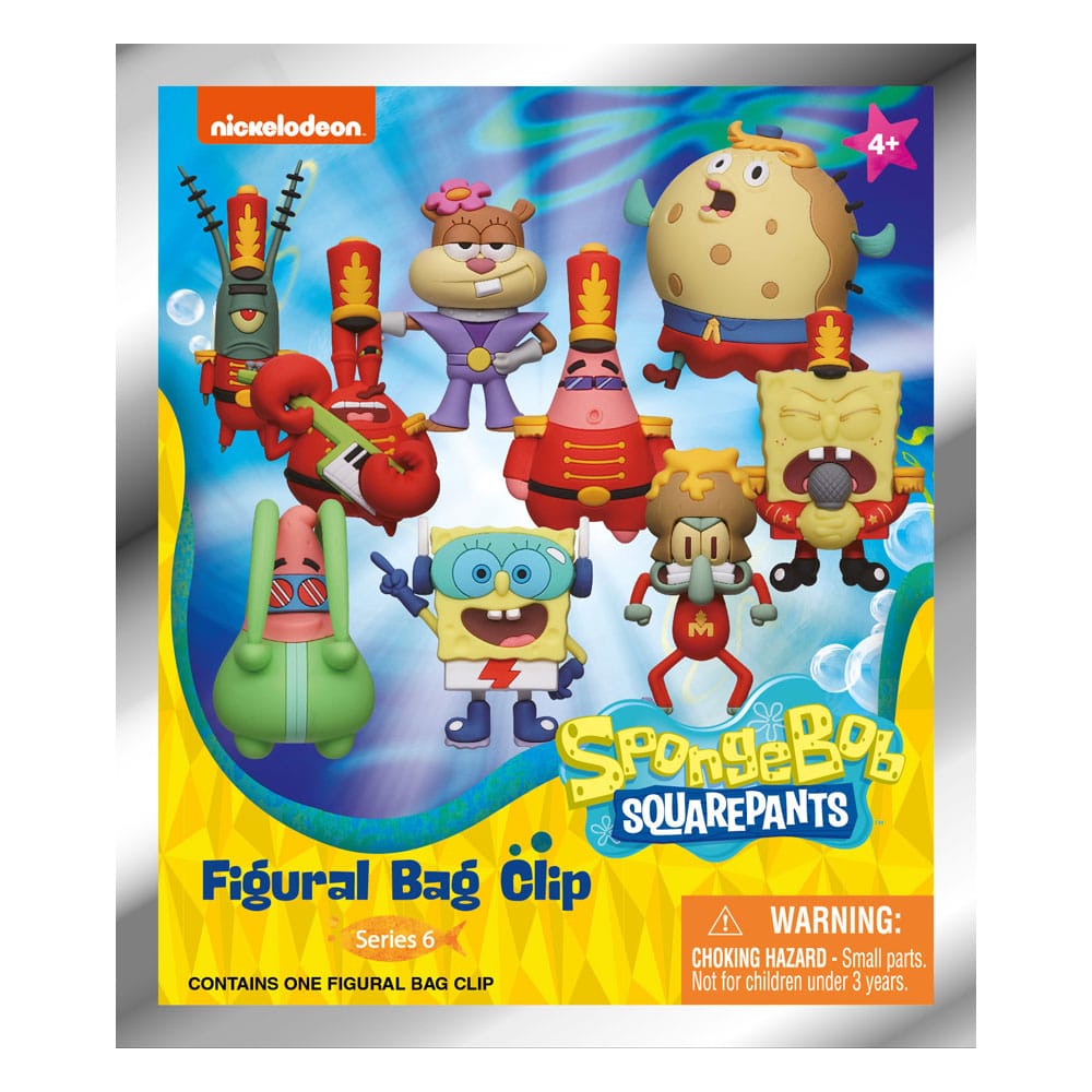 Bob Esponja Colgantes PVC 3D Series 6 Expositor (24)