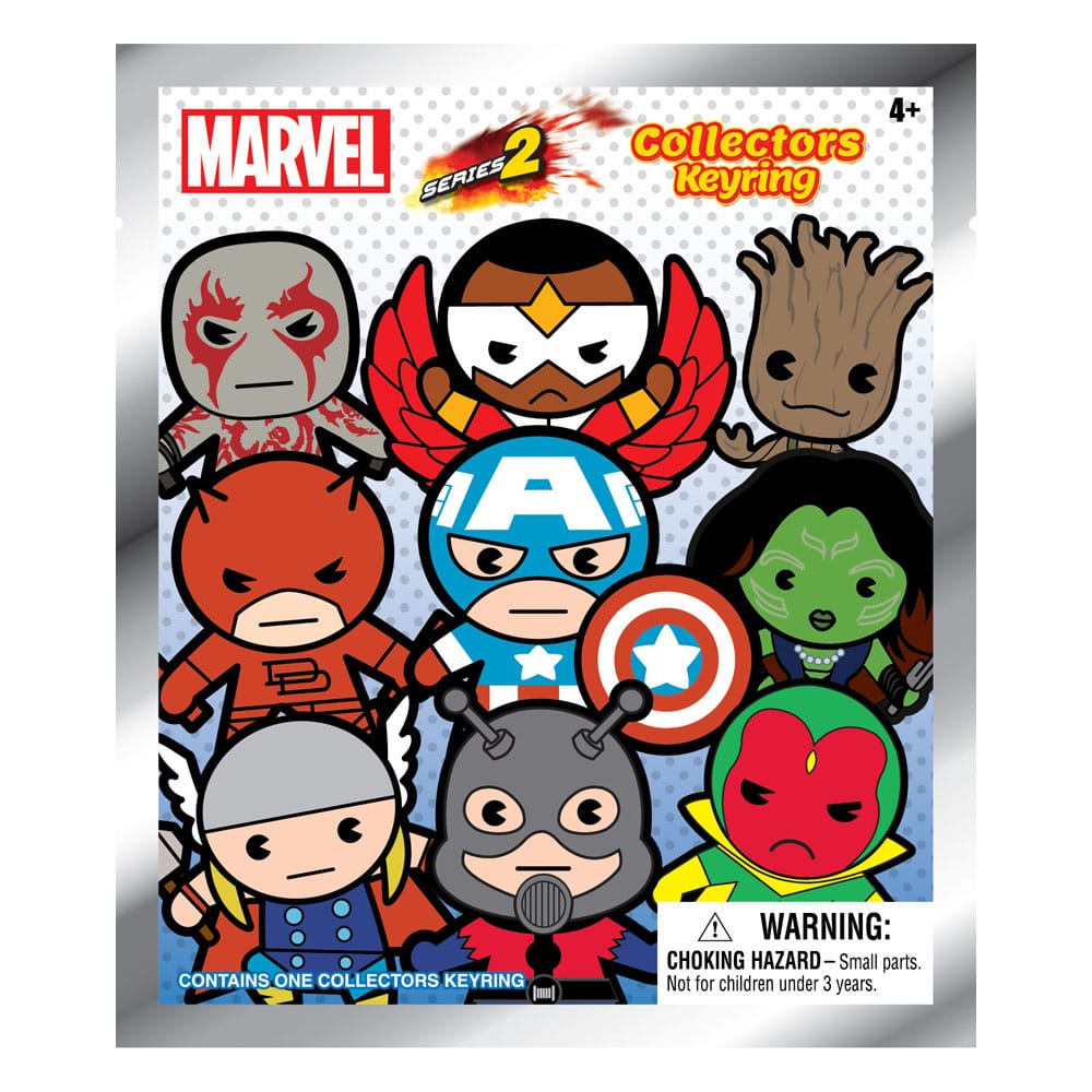 Marvel Colgantes PVC 3D Series 2 Expositor (24)