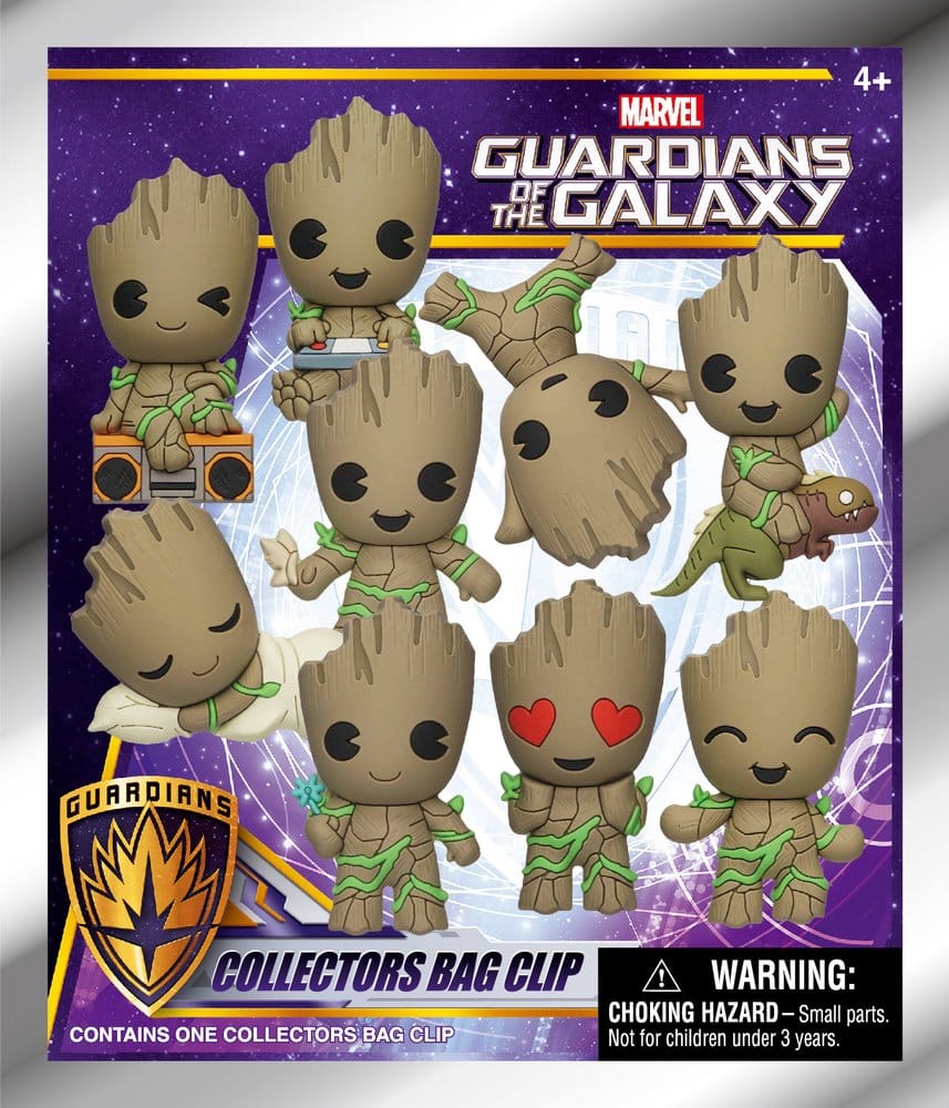 Marvel Groot 3D Colgantes de PVC Serie 1 Blind Bag Display (24)