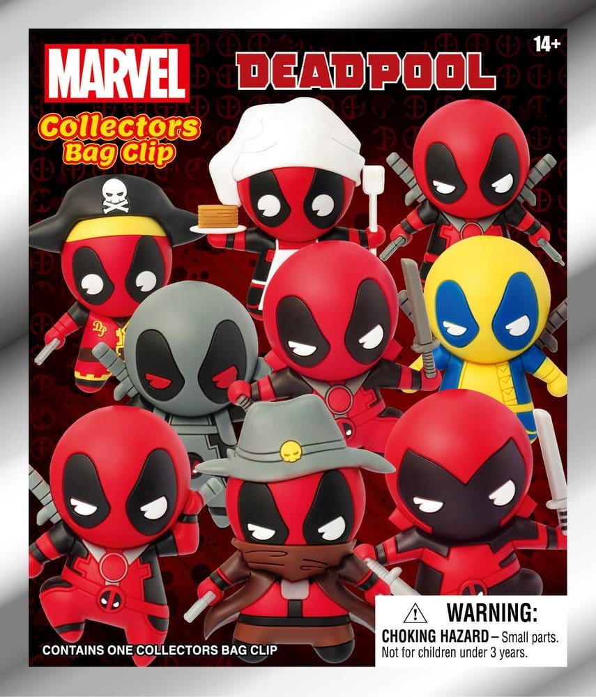Deadpool Colgantes PVC Serie 1 Expositor (24)