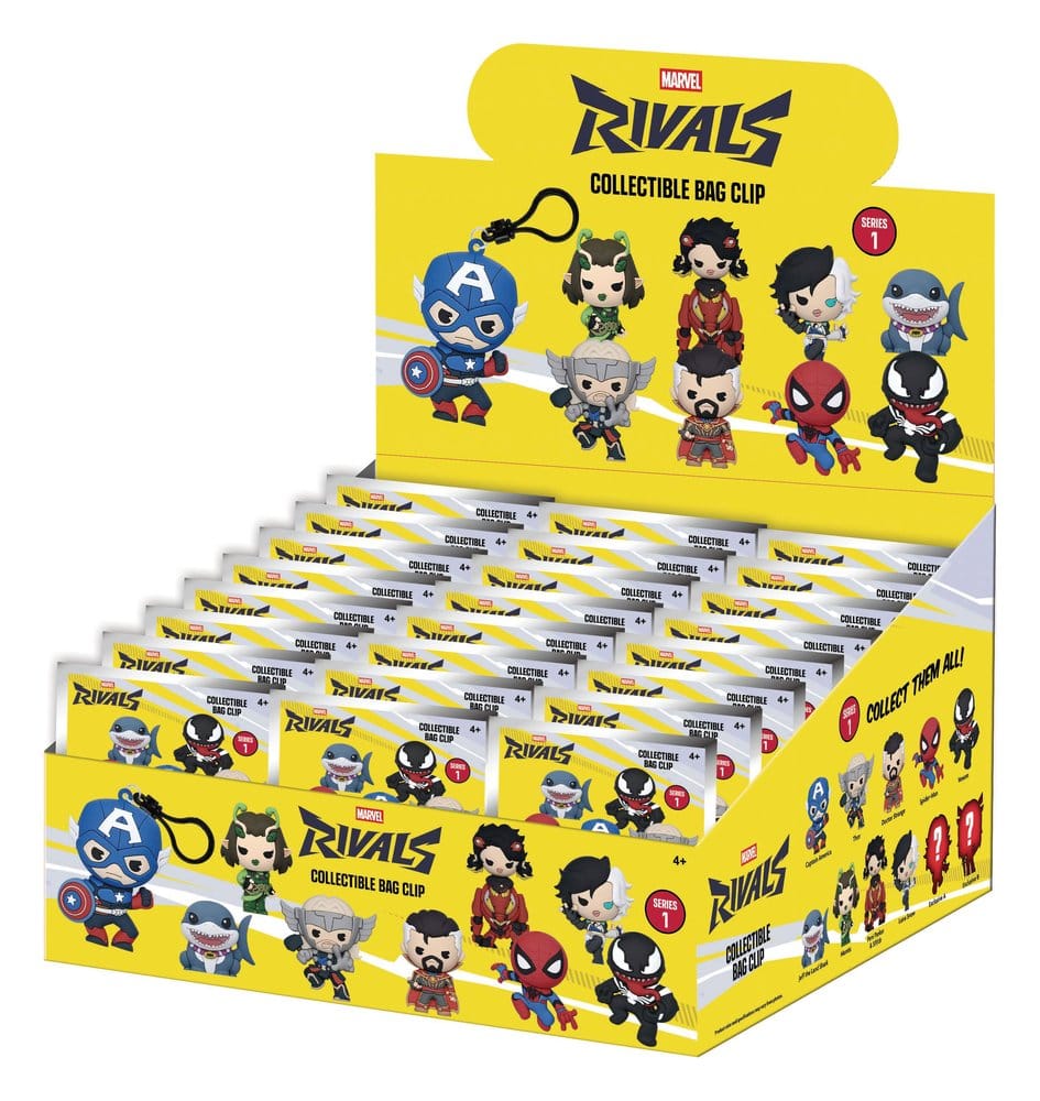 Marvel Rivals 3D Colgantes Peluche Expositor Series 16 (24) Frikytopia