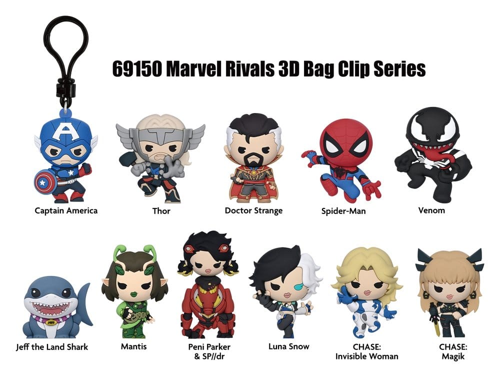 Marvel Rivals 3D Colgantes Peluche Expositor Series 16 (24)