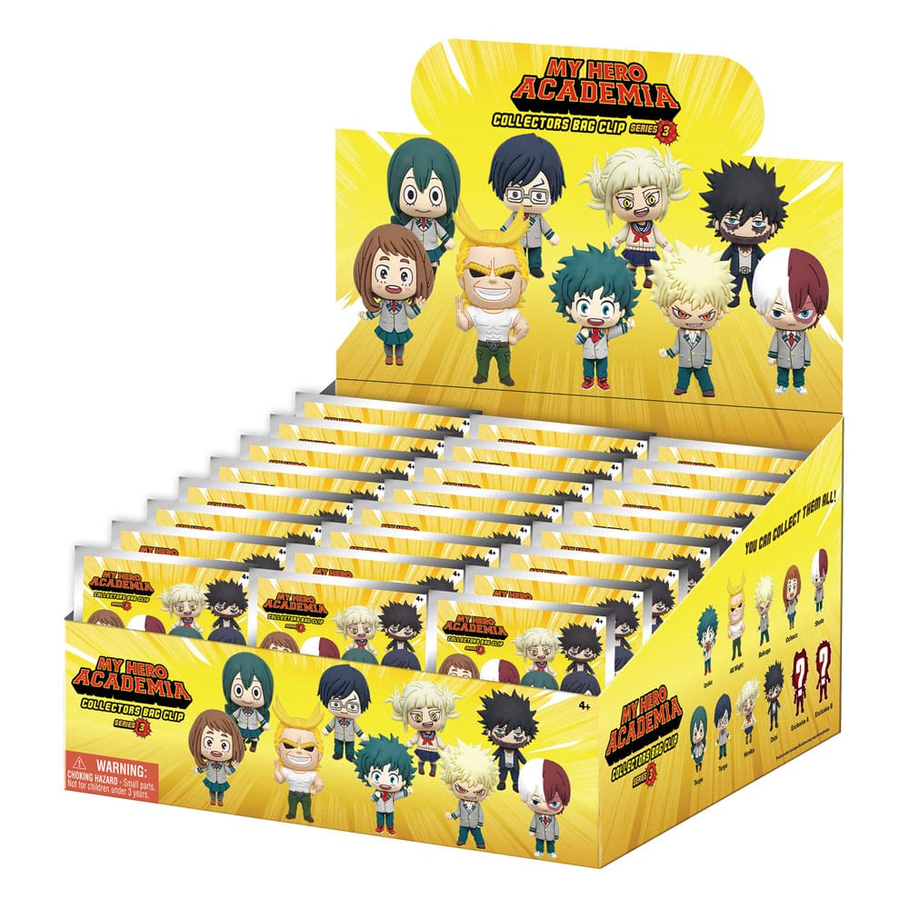 My Hero Academia Colgantes PVC 3D Series 3 Expositor (24)