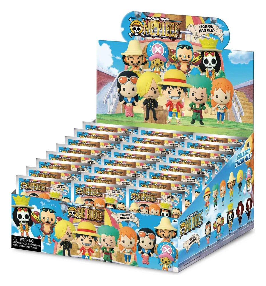 One Piece 3D Colgantes PVC Serie 1 Expositor (24)