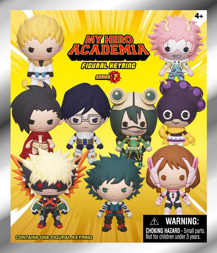 My Hero Academia 3D Colgantes de PVC Serie 7 Expositor (24)