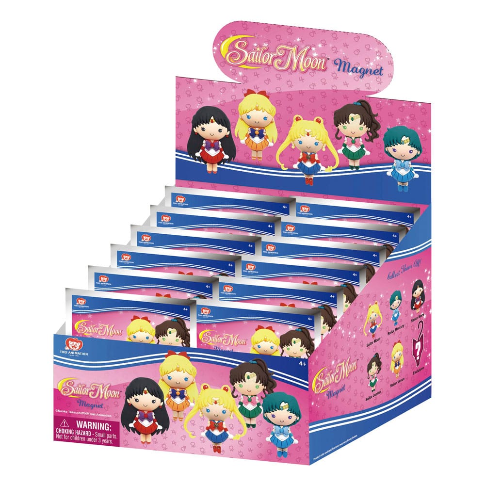 Sailor Moon Imáns blind pack Series 1 Expositor (12) Frikytopia