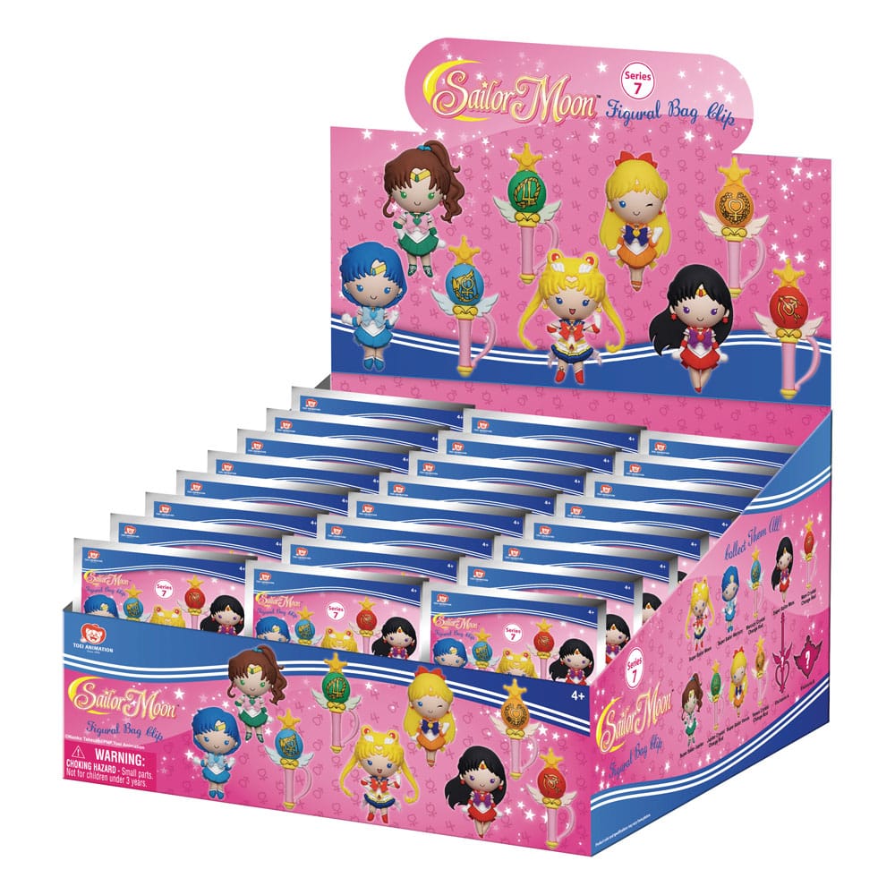Sailor Moon Colgantes PVC 3D Series 7 Expositor (24)