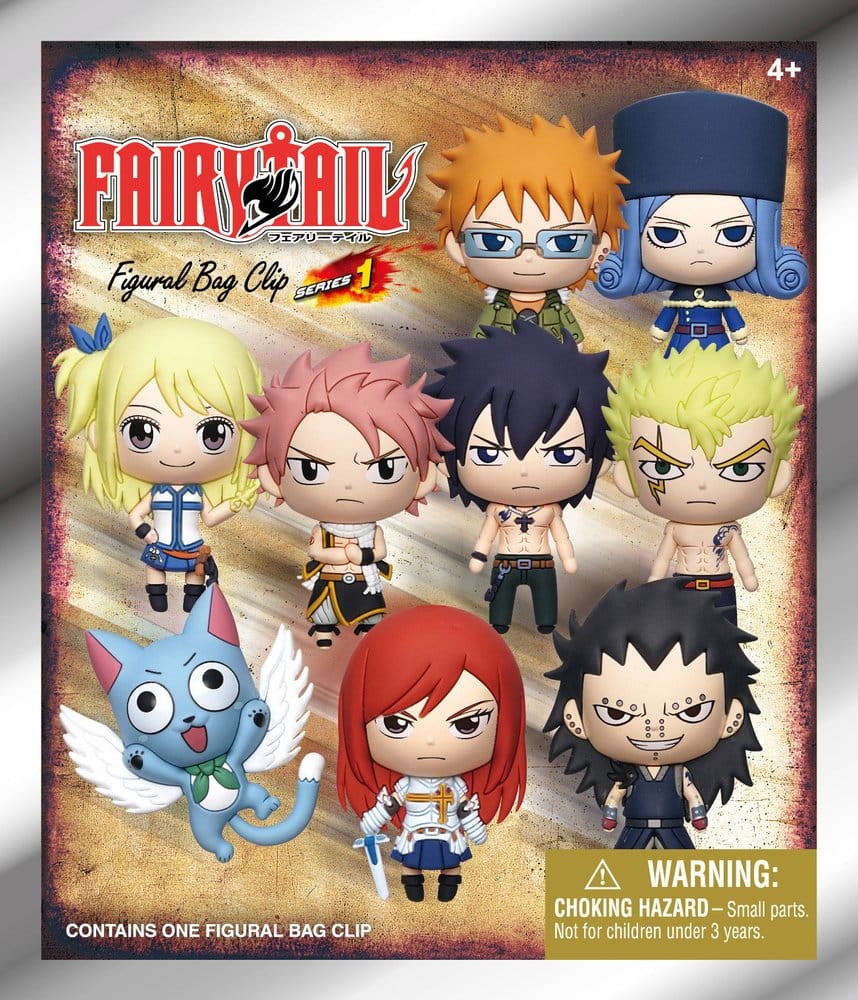Fairy Tail 3D Colgantes Peluche Serie 1 Expositor (24)