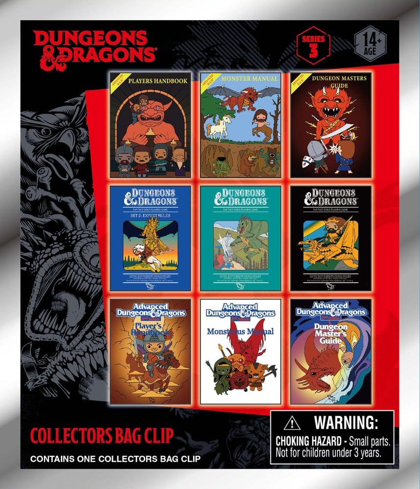 Dungeons & Dragons Classic 3D Colgantes de PVC Serie 3 Blind Bag Expositor (24)