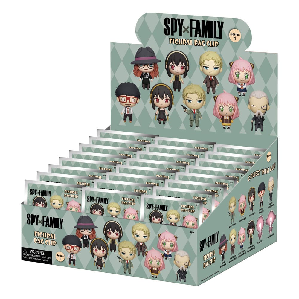 Spy x Family 3D Colgantes Peluche Expositor Serie 1 (24)