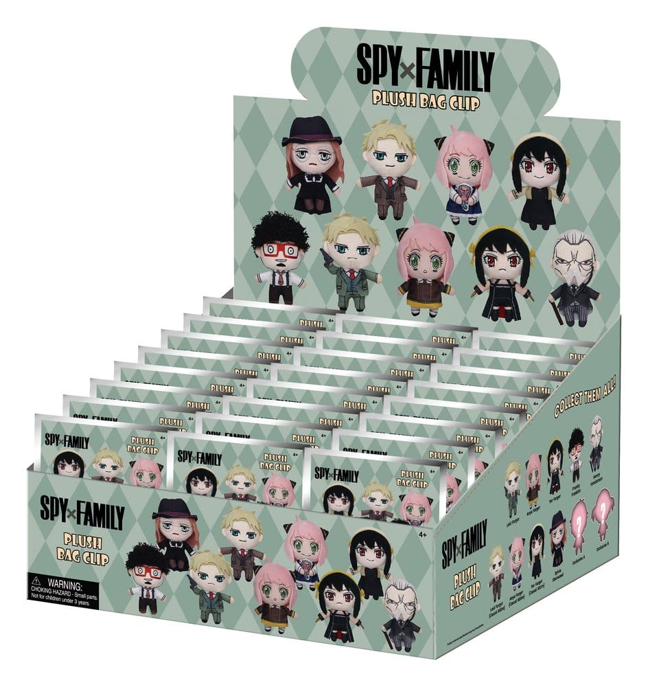 Spy x Family Colgantes Peluche Expositor (24) Frikytopia