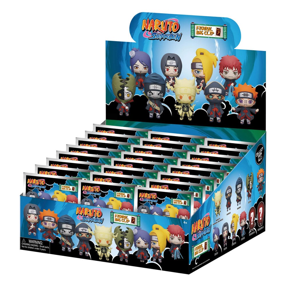 Naruto 3D Colgantes Peluche Expositor Serie 7 (24)