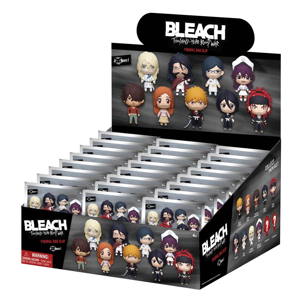 Bleach Thousand-Year Blood War 3D Colgantes Peluche Expositor Serie 1 (24) Frikytopia